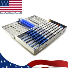 PDL Luxating Elevators With Cassette Dental Instruments Proximators Implants Lab