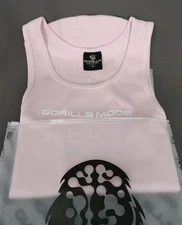 Gorilla Mind Gorilla Mode Medium Pink  Bodybuilding Tank Top Women/Men/Unisex