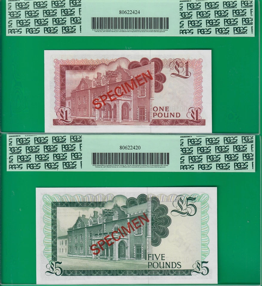 Gibraltar 1975 Collector Series Specimens, PCS1 Set, PCGS *66* to *68* all PPQ! - Image 3 of 4