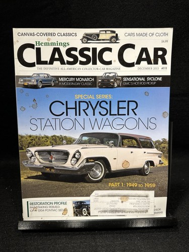 Revista de autos clásicos Hemmings - diciembre de 2013 (#111): vagones Chrysler - Imagen 1 de 4
