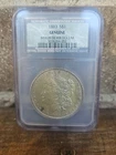 1883 Nusmismatic Conservation Services Genuine Binnion Silver Morgan Dollar