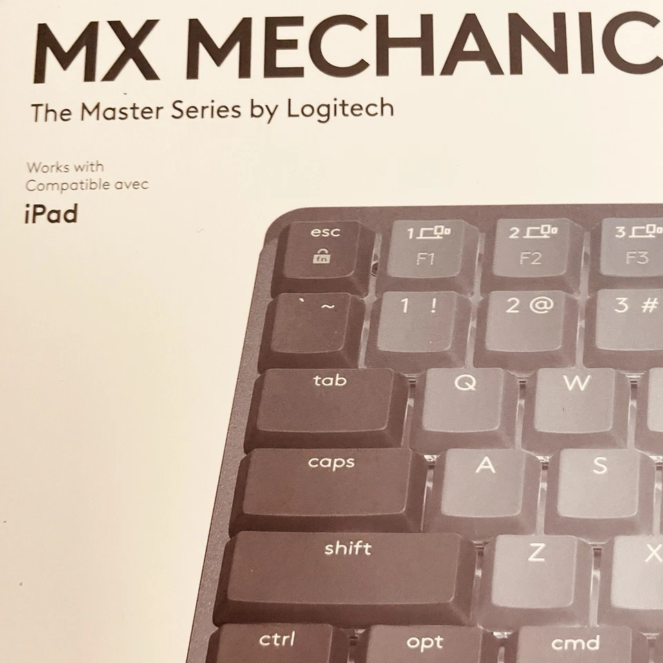 Logitech MX Mechanical Mini for Mac Wireless Keyboard, Gray * Factory Sealed - Image 2 of 4