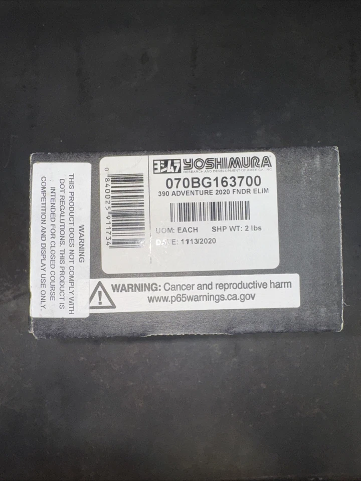 Kit eliminador de guardabarros Yoshimura 070BG163700 para KTM 390 Adventure 2020 Foto 2 de 2