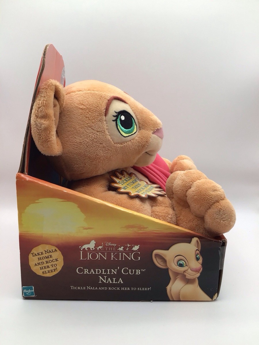 Vintage Hasbro Disney The Lion King Cradlin' Cub Nala Plush 2002