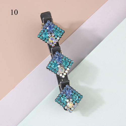 Haarnadel Seite Bangs Clip Tooth-Shaped Perle Kristall Blume Geflochten Haar ✪ ↑ - Bild 55 von 67