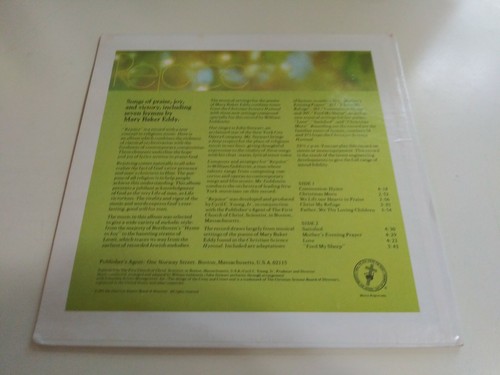 John Stewart - Rejoice NM Privatpresse Original LP Schallplatte 1973 Xian Gospel - Bild 2 von 5