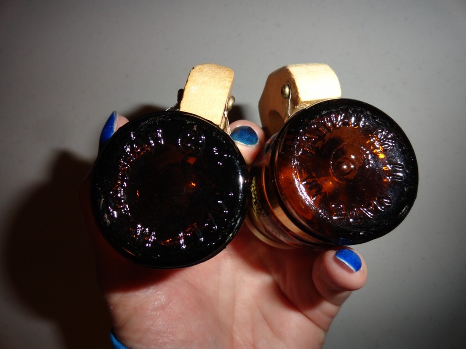 1982 World's Fair Knoxville, TN Salt & Pepper Brown Glass Souvenir eBay