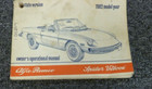 1982 Alfa Romeo Spider Veloce Convertible Owner Manual User Guide Us Version