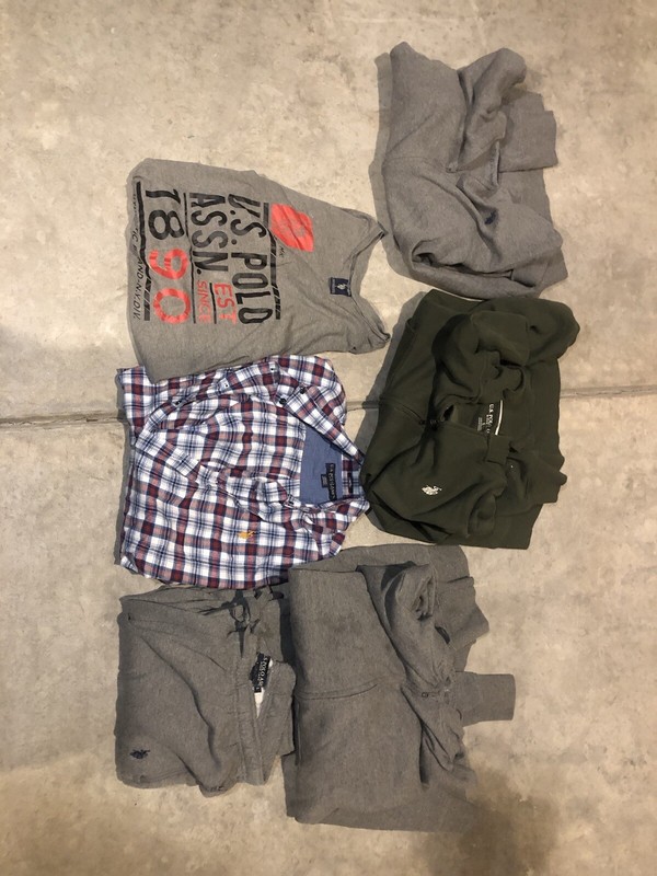 Polo  Hoodie Jackets Men’s Large   And XL Lot of 7 Look At Pictures