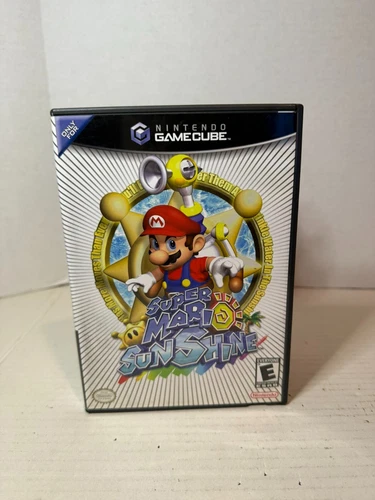 Super Mario Sunshine (Nintendo Gamecube) Action-adventure Game - CIB Complete