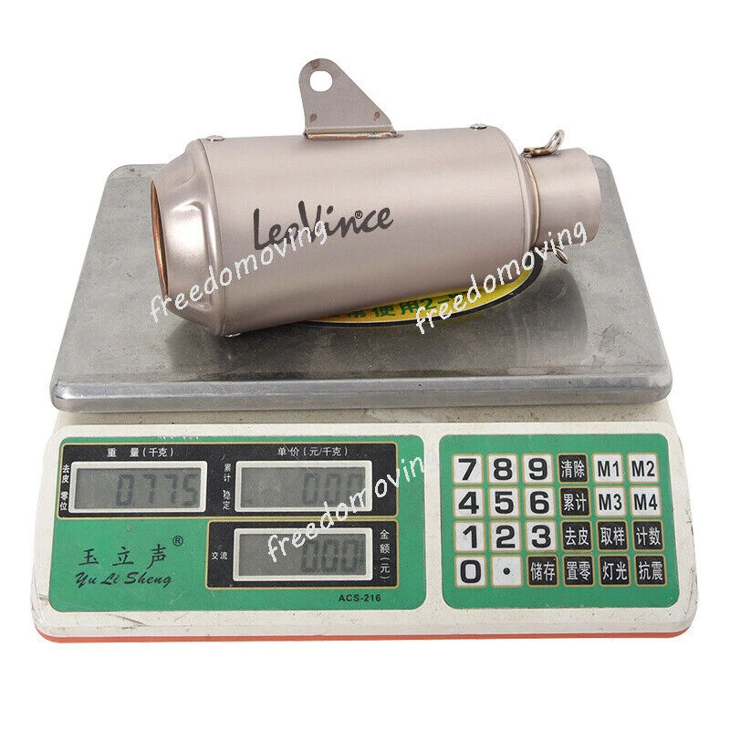 Silenciador silenciador tubo medio punta escape antideslizante para Honda CBR600F4i 2001-2007 Foto 4 de 4