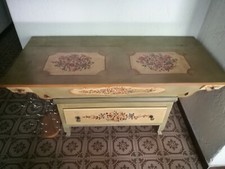 Madia e piattaia in legno decorato a mano tirolese. anche separatamente. 