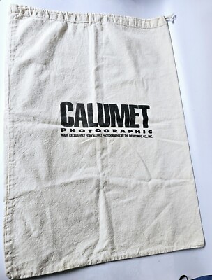Calumet Photographic Augusta Sportswear Biege Fabric Drawstring Bag