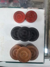 1 Pack of Acrylic Carom Coins 1 Striker For Play Carom Board Game From India