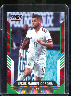 Jesus Manuel Corona 2020-21 Score Soccer Panini Red Laser Sports 