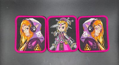 Castle Grayscale CxG Smashed Brothers SBG Four Swords FULL SET EDC Pouch Patches
