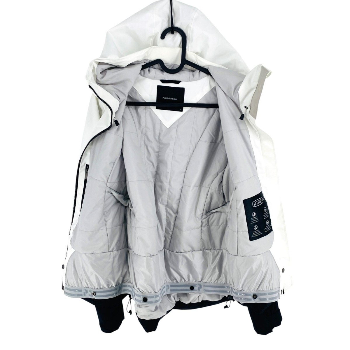 Peak Performance Women White Scoot HIPE CORE+ Ski Hooded Peak Performance Women White Scoot HIPE CORE+ Ski Hooded