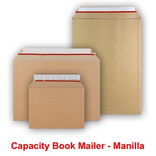 CARTONE CAPACITY BOOK MAILER BOARD TUTTE LE TAGLIE BUSTE STILE AMAZON - Foto 1 di 4