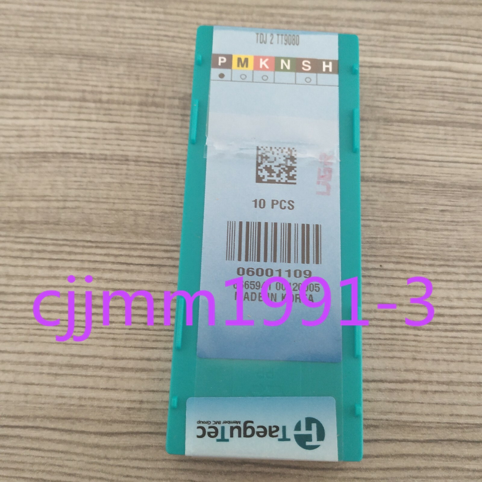 New In Box 10PCS/Box CCMT09T304FG CT3000 Taegutec CNC Blade - Foto 4