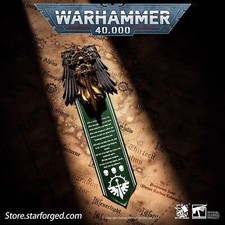 Warhammer 40k Space Marines Dark Angels Seal of duty Brooch Official