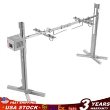 Roaster Spit Rotisserie BBQ Grill Pig Lamb Chicken Roaster Stainless Steel 40kg