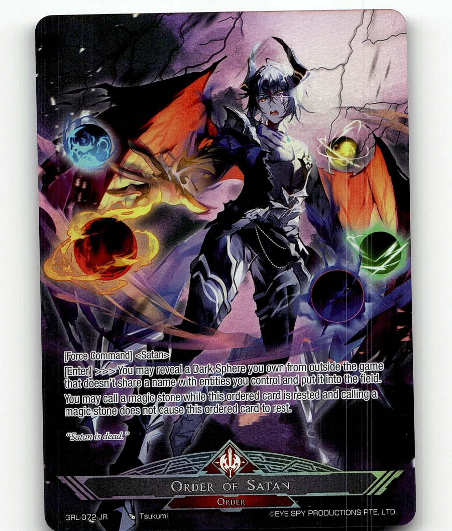 Force of Will TCG Rare Individual Collectible Card Game Cards for