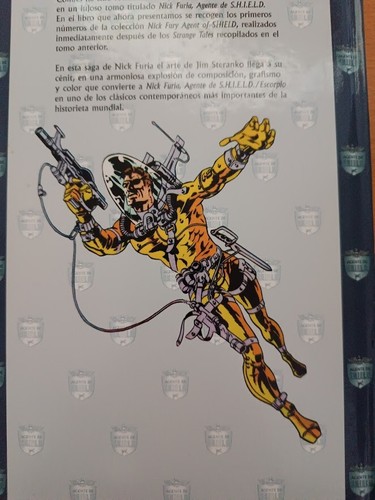 COMIC NICK FURIA DE JIM STERANCO, SCORPIO. FORUM-MARVEL A COLOR, TAPA DURA - Imagen 3 de 3