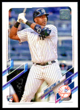2021 TOPPS UPDATE #US166 CHRIS GITTENS NEW YORK YANKEES/RC