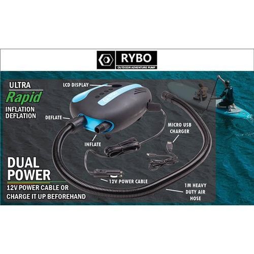 BSTOCK RYBO Avon 12 V elektrischer Akku wiederaufladbar SUPPump 4 Paddle Boards 20 psi - Bild 8 von 10