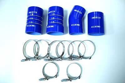 Turbo Intercooler kit Pipe Boot for Ford 6.0L CAC Intercooler Pipe Boot kit 03-07 Tube Powerstroke for Ford F250 F350 F450 F550 (Red