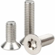10/50 M1.4-M8 304 stainless steel Six-Lobe Torx Head Flat Countersunk Screw Bolt