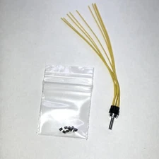 1:25 Scale Pre-Wired 9 Wire Black Cap Distributor W YELLOW Wires LBR Model Parts
