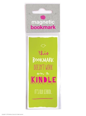 Brainbox Candy Reading novelty magnetic bookmark funny cheap present gift kindle