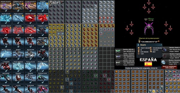 Dark Orbit cuentas de todo tipo