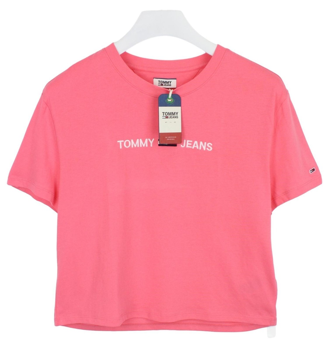 Pink Tommy Jeans Clothing Tommy Hilfiger ESSENTIAL TEE L/S Pink