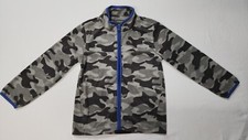 OshKosh B'Gosh Camouflage Microfleece Full Zip Sweater Jacket Toddler Boy Size 7