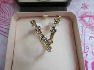 Juicy Couture Earrings Crystal In Out Hoops Cz Bezel New 58 Ebay Image Is Loading Juicy Couture Earrings Crystal In Out Hoops Cz