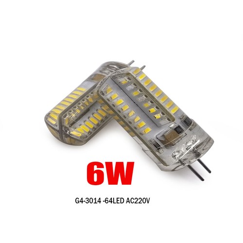10PCS G4 Led Bulb 3014 24 48 64 104 LED 2W 5W 12V 220V high light silicone lamp - Picture 12 of 15