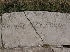 Photo 6x4 Height above sea level markings at Codden Beacon Hannaford See  c2010