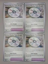 Pokemon - 4x Technical Machine: Turbo - 179/182 - Paradox Rift - NM/M