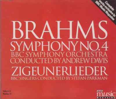 CD Johannes Brahms - BBC Symphony Orchestra Conducted By Andre Symphony No. 4 /