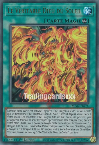 Yu-Gi-Oh! Le Véritable Dieu du Soleil : UR MP22-FR275 - Photo 1/1