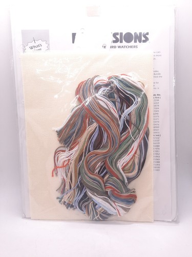 Vintage Dimensions 3 Bird Watchers Counted Cross Stitch # 3839 14 TPI 1997 18x13 - Picture 2 of 5
