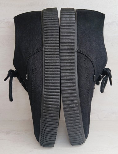 T.U.K. Zapatillas deportivas Tuk A9488 para hombre negras de lona Creeper US-5 UK-4 Eur 38 usadas en excelente estado - Imagen 7 de 12