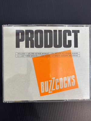 BUZZCOCKS - PRODUCT - 3 CD BOXSET - 1995 EDITION EMI