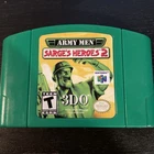 3DO Army Men: Sarge's Heroes 2 Green Cart Nintendo 64 (Tested)