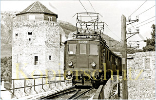 Photo BÖ E72 006 in Hainburg 1955