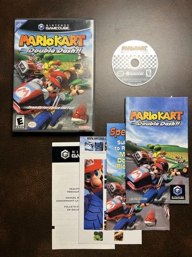 Mario Kart Double Dash Nintendo GameCube FULLY COMPLETE & TESTED Black Label