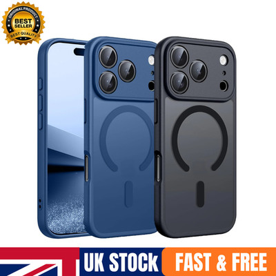 STOSSFESTE MAGNET MATTE HÜLLE FÜR IPHONE 17 16 15 14 13 12 PRO MAX PLUS COVER