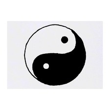 'Yin  Yang Symbol' Temporary Tattoos / Transfers TO00019561 